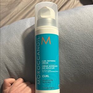 Moroccanoil Blue and White Styling Cream for Hair ~NEVER BEEN USED~